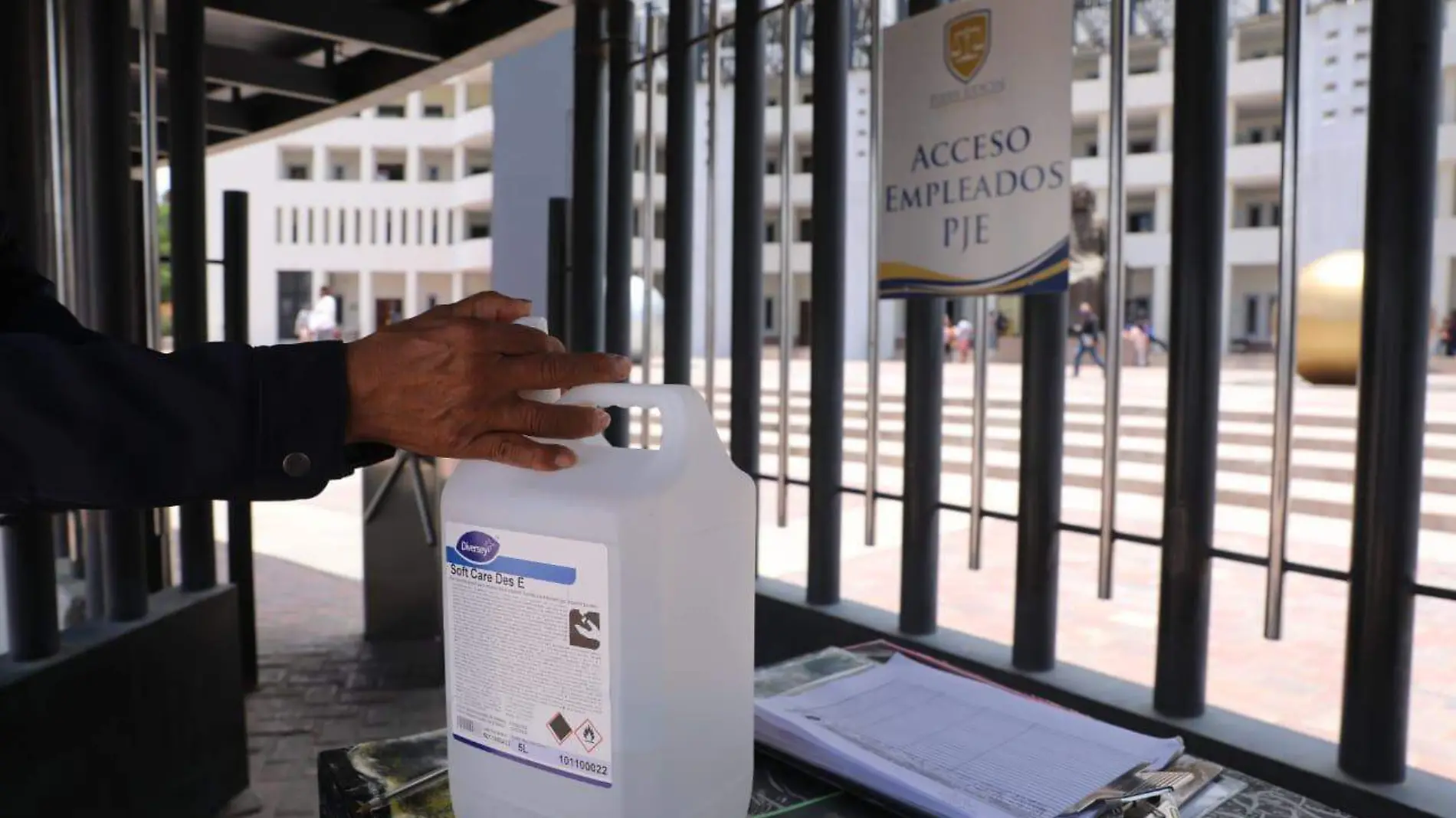 medidas sanitarias en el PJE